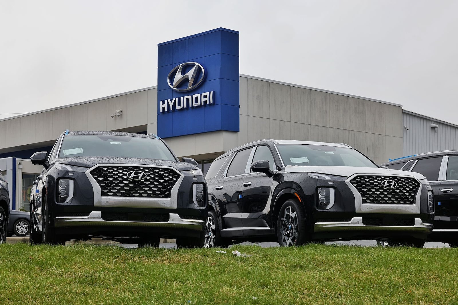 New vehicles for sale at Jeff Wyler Hyundai of Fairfield on Ohio 4 in Fairfield. NICK GRAHAM/STAFF