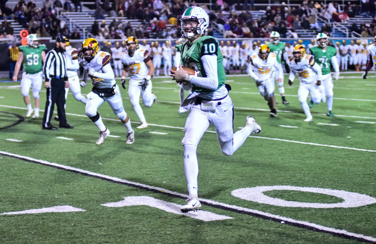 Badin beats Ross in first round of football playoffs