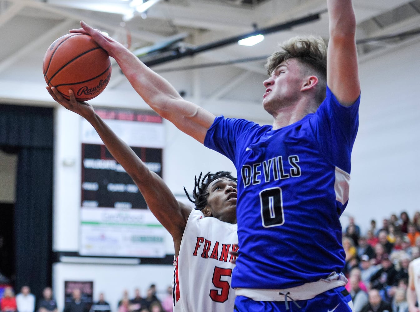 Franklin vs Brookville basketball