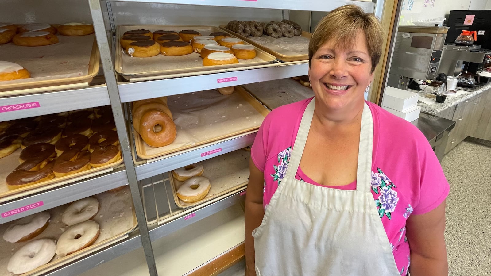 A Fairfield staple, The Donut Spot, recently relocated within the Reigert Square shopping plaza. Owner Terri Neiderman moved to, one expand her operation, and to she purchased the building which includes several units. MICHAEL D. PITMAN/STAFF