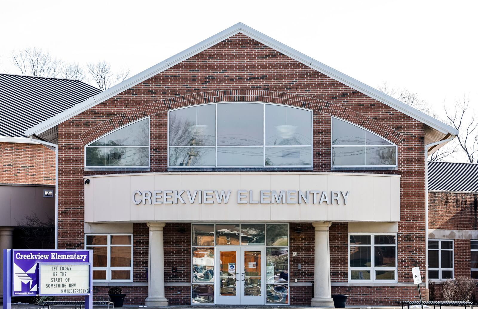 Creekview Elementary School in the Middletown City School District. The redistricting plan, which was unanimously approved by the school board, will see the projected 129 student moves included with some assigned to transfer from Mayfield Elementary to Creekview Elementary or Miller Ridge Elementary, said district officials. NICK GRAHAM / STAFF