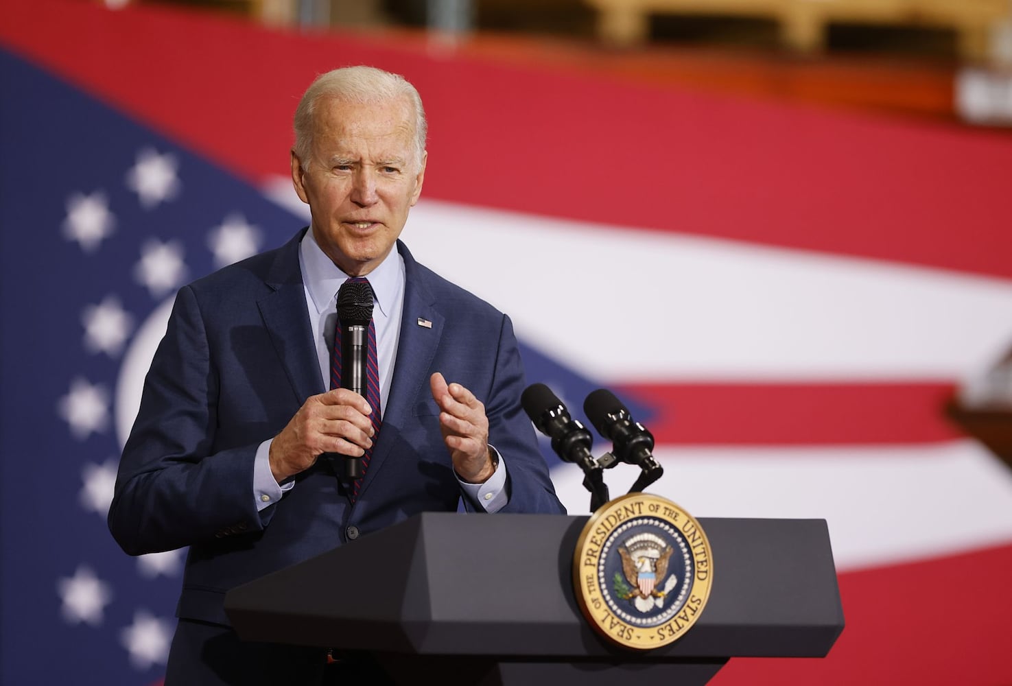 President Joe Biden in Hamilton