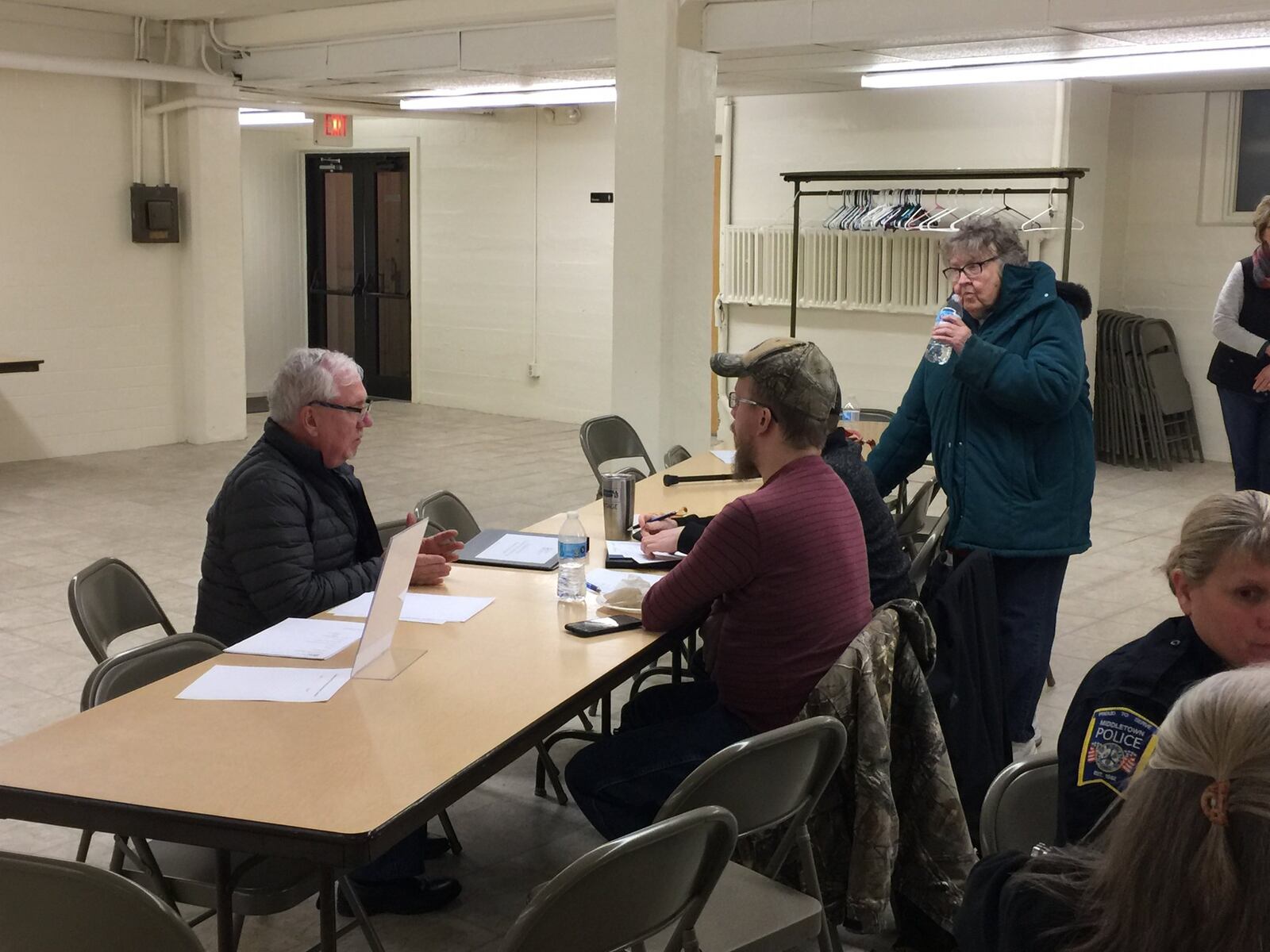 More than 30 people attended the latest meeting of residents and stakeholders in the Oakland Park section of Middletown. They met with the developers and city officials to continue to develop a neighborhood association during their Thursday meeting at St. John Church. ED RICHTER/STAFF