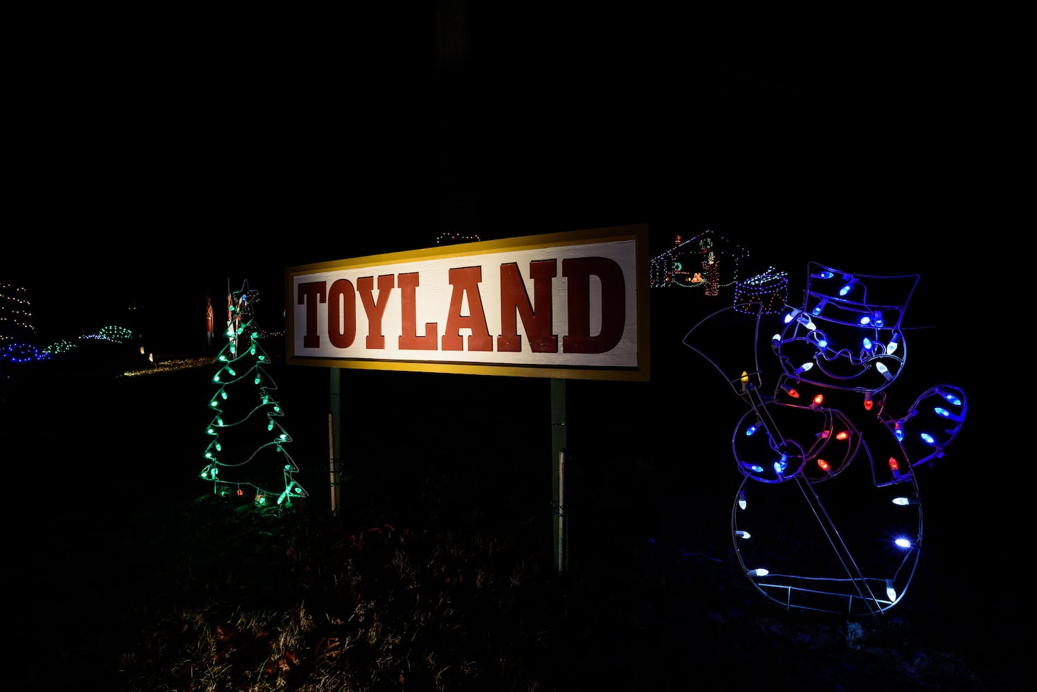 PHOTOS: Fort Saint Clair Whispering Christmas light display in Eaton