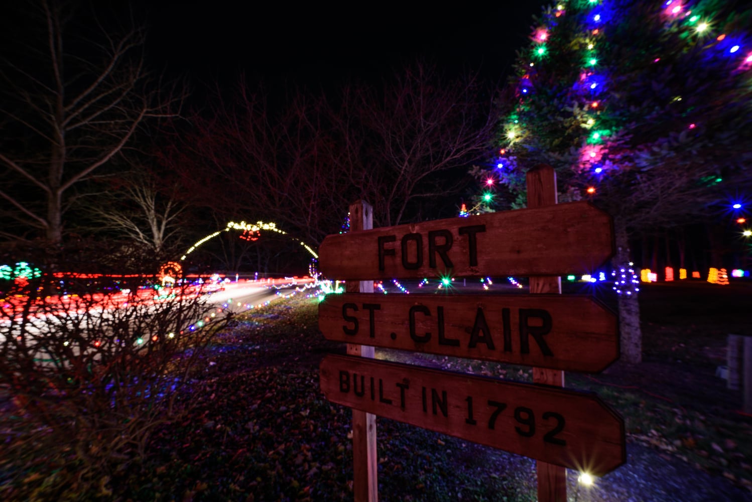 PHOTOS: Fort Saint Clair Whispering Christmas light display in Eaton