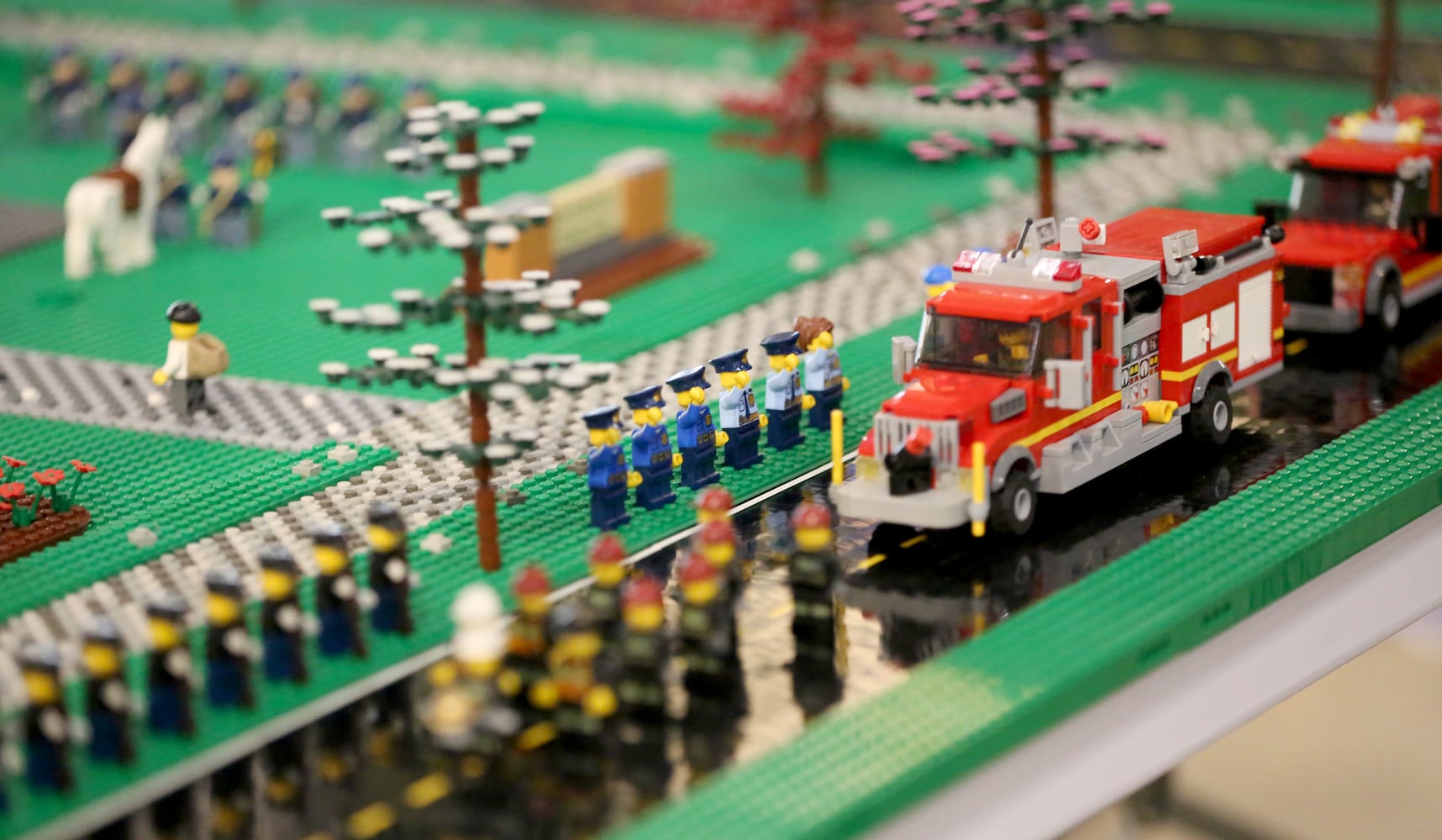 PHOTOS: A million LEGO bricks honor veterans in display at the Air Force Museum