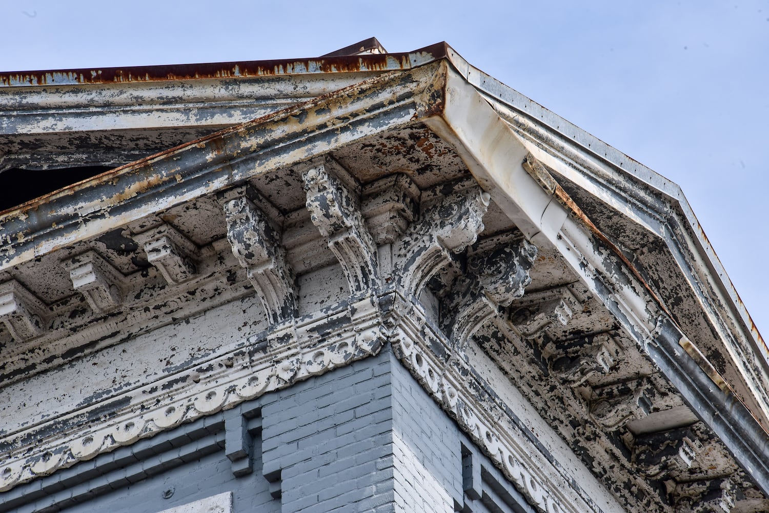 Architectural details salvaged from former Beckett Mill-Mohawk Fine Papers  office building in Hamilton