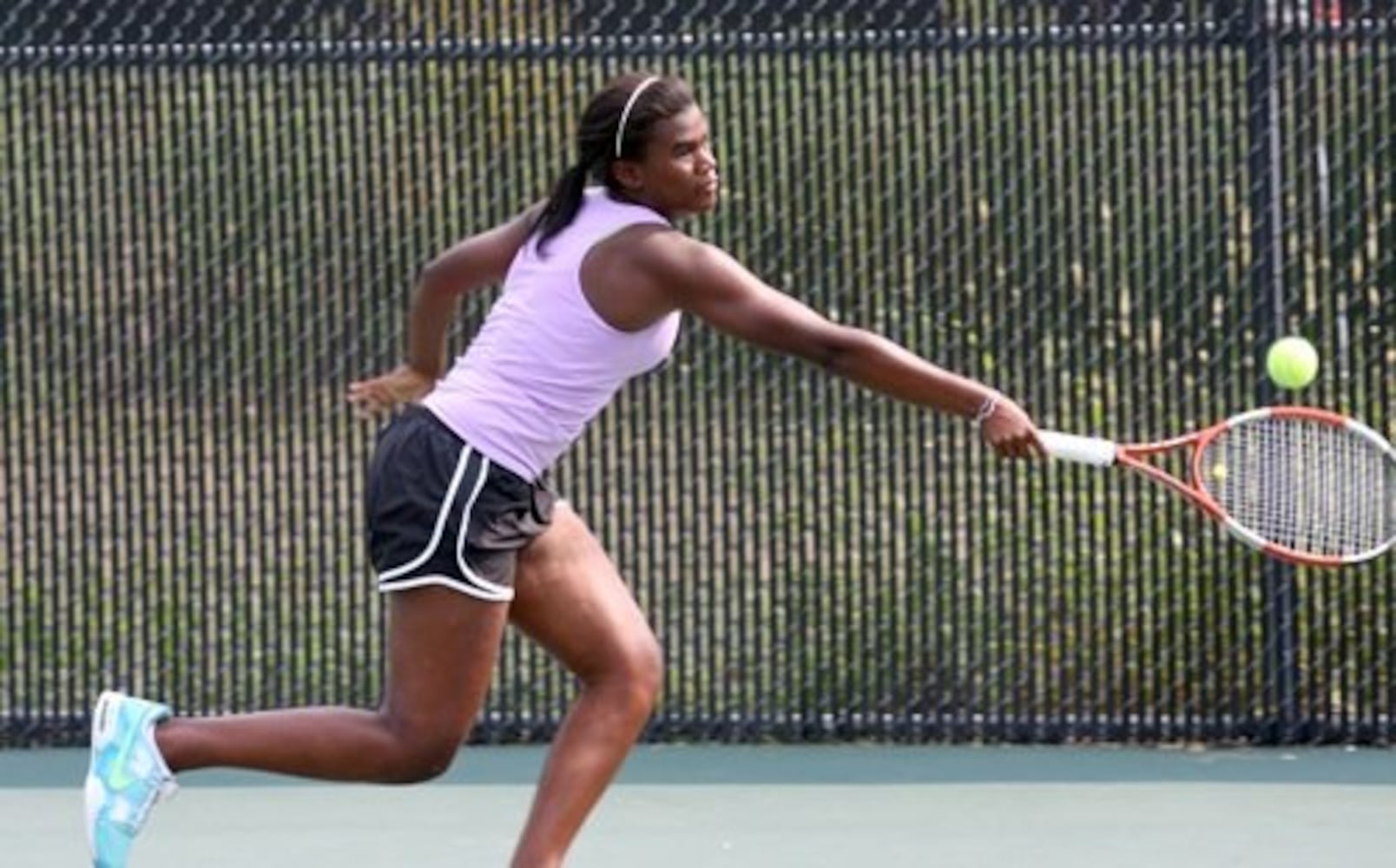 Lakota E. girls tennis practice