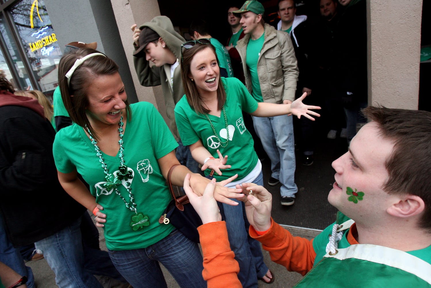 Green Beer Day in Oxford through the years