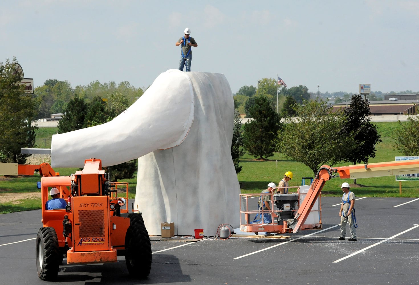 Throwback Thursday Jesus statue burns to the ground