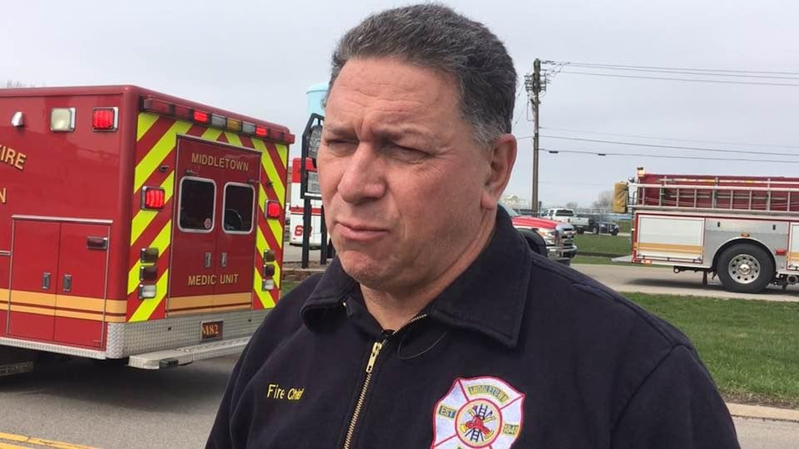 Middletown fire Chief Paul Lolli says 24 percent of his 81-member staff have at least 25 years experience, while 53 percent have less than 10 years on the job. FILE PHOTO
