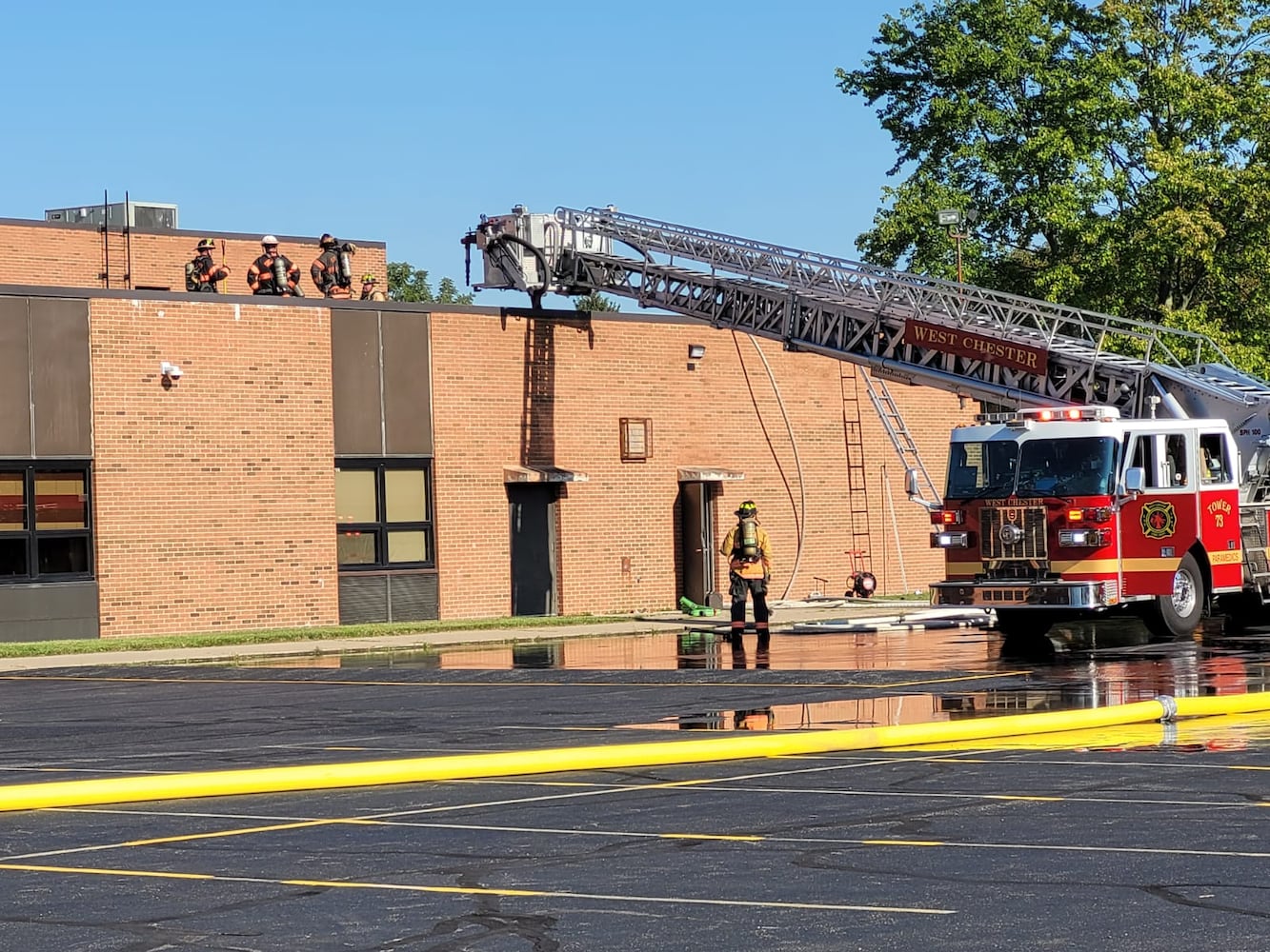 090423 Fire at Hopewell Jr High