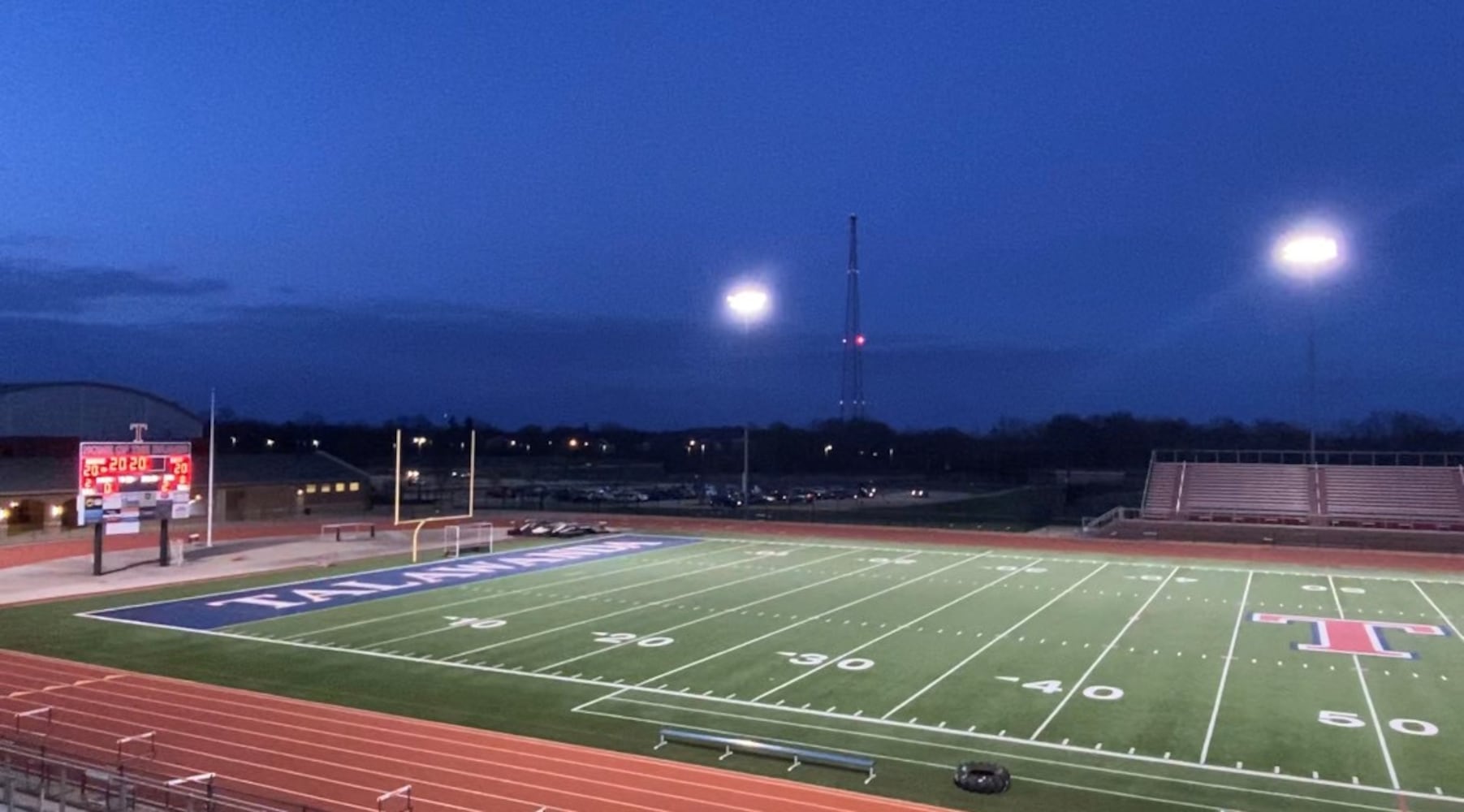 PHOTOS: Butler County high schools honor Class of 2020 with stadium lights displays