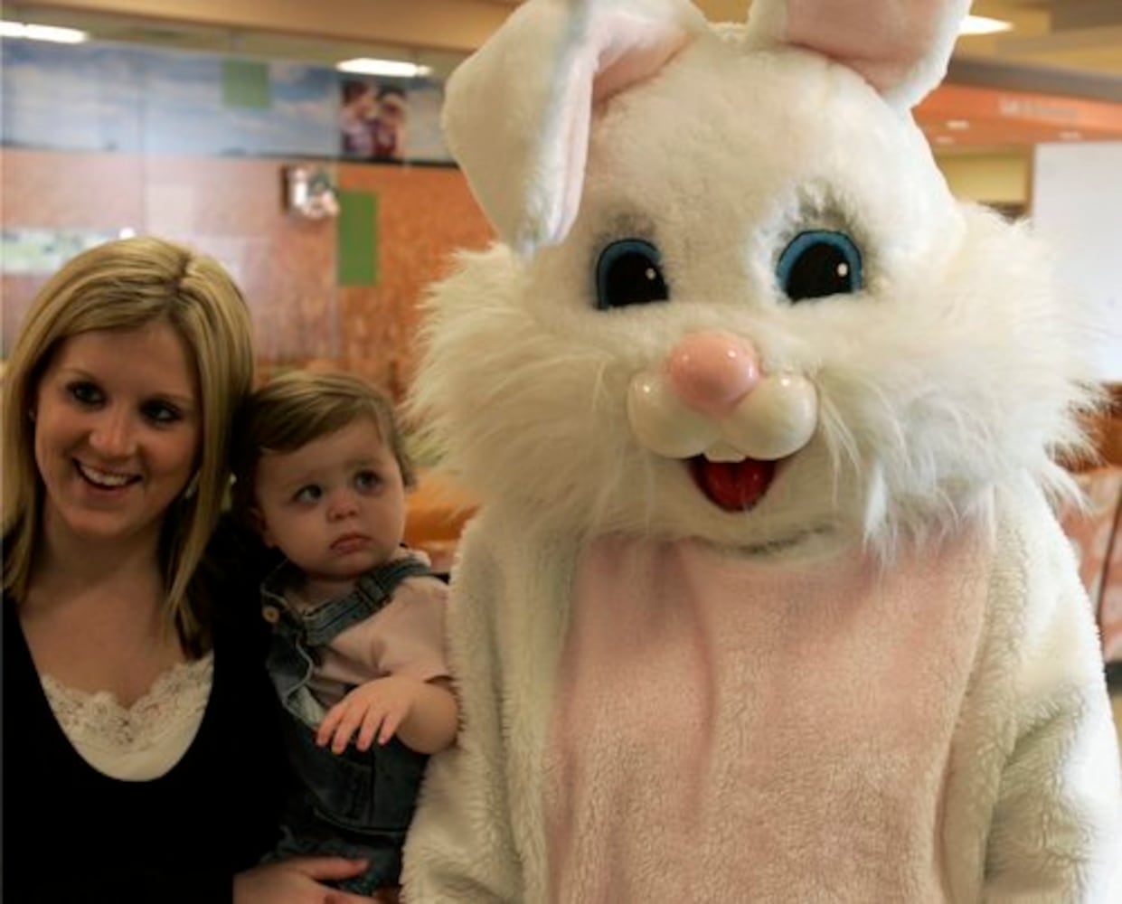 Easter Bunny visits Cincinnati Children's Liberty Campus