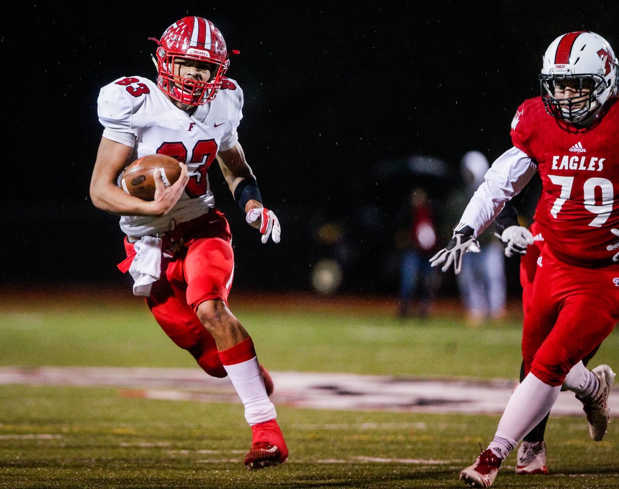 Fairfield vs Milford playoff football