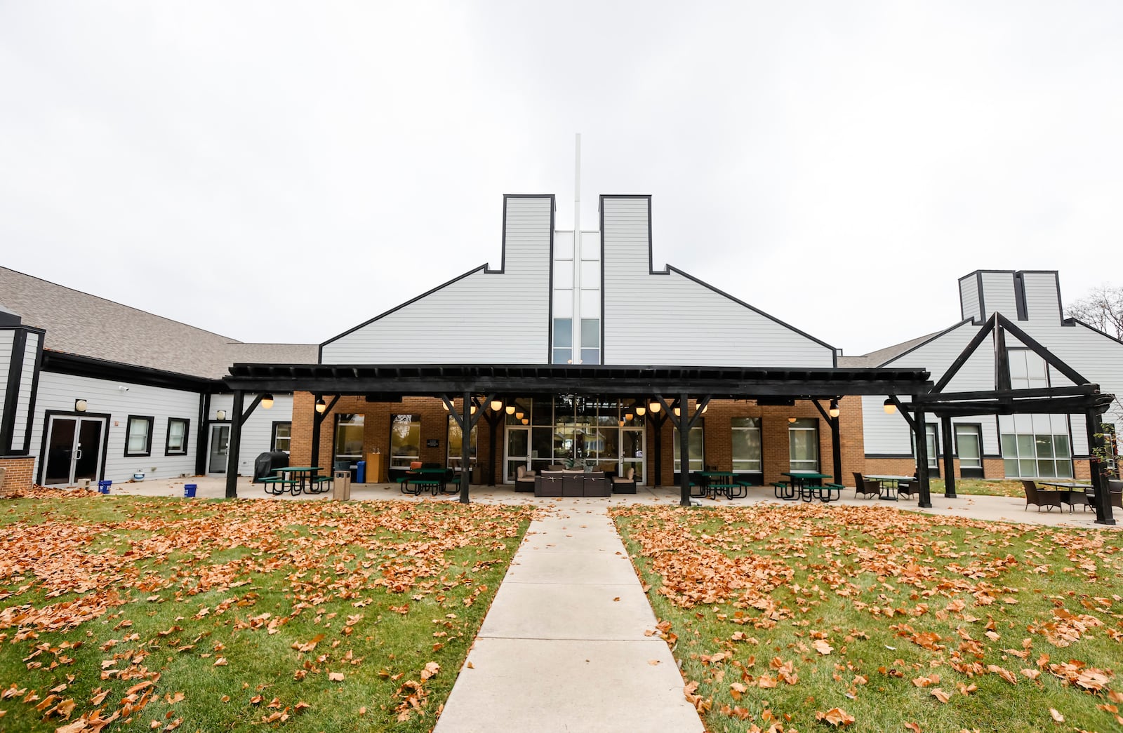 Central Connections held a ribbon cutting and tour of their renovated facility Tuesday, Nov. 1, 2022 on Central Ave. in Middletown. The $900,000 in renovations have turned the senior center into a recreation center with full restaurant and bar, bridal suite and rooms to host weddings, fitness room and more. NICK GRAHAM/STAFF