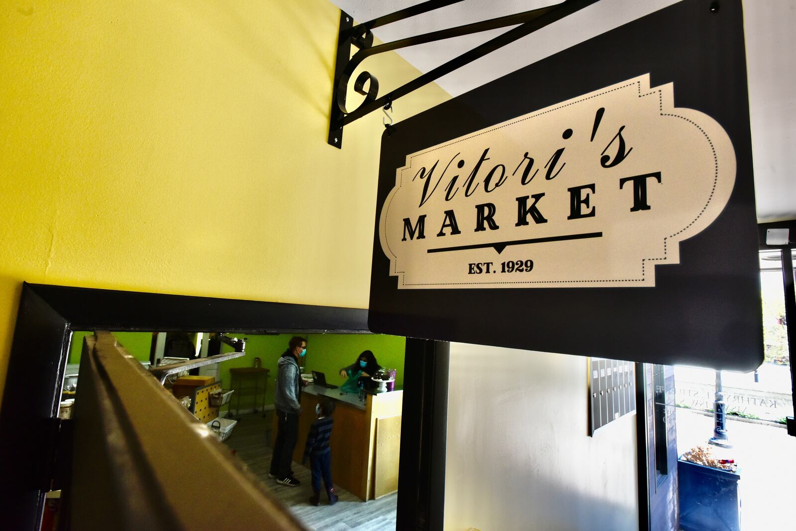 Vitori's Market opened in Middletown Friday, May 1, 2020. The shop, which offers grocery store staples along with take-out items from Gracie's restaurant, is located inside the Torchlight Pass building at 1131 Central Ave. NICK GRAHAM/STAFF