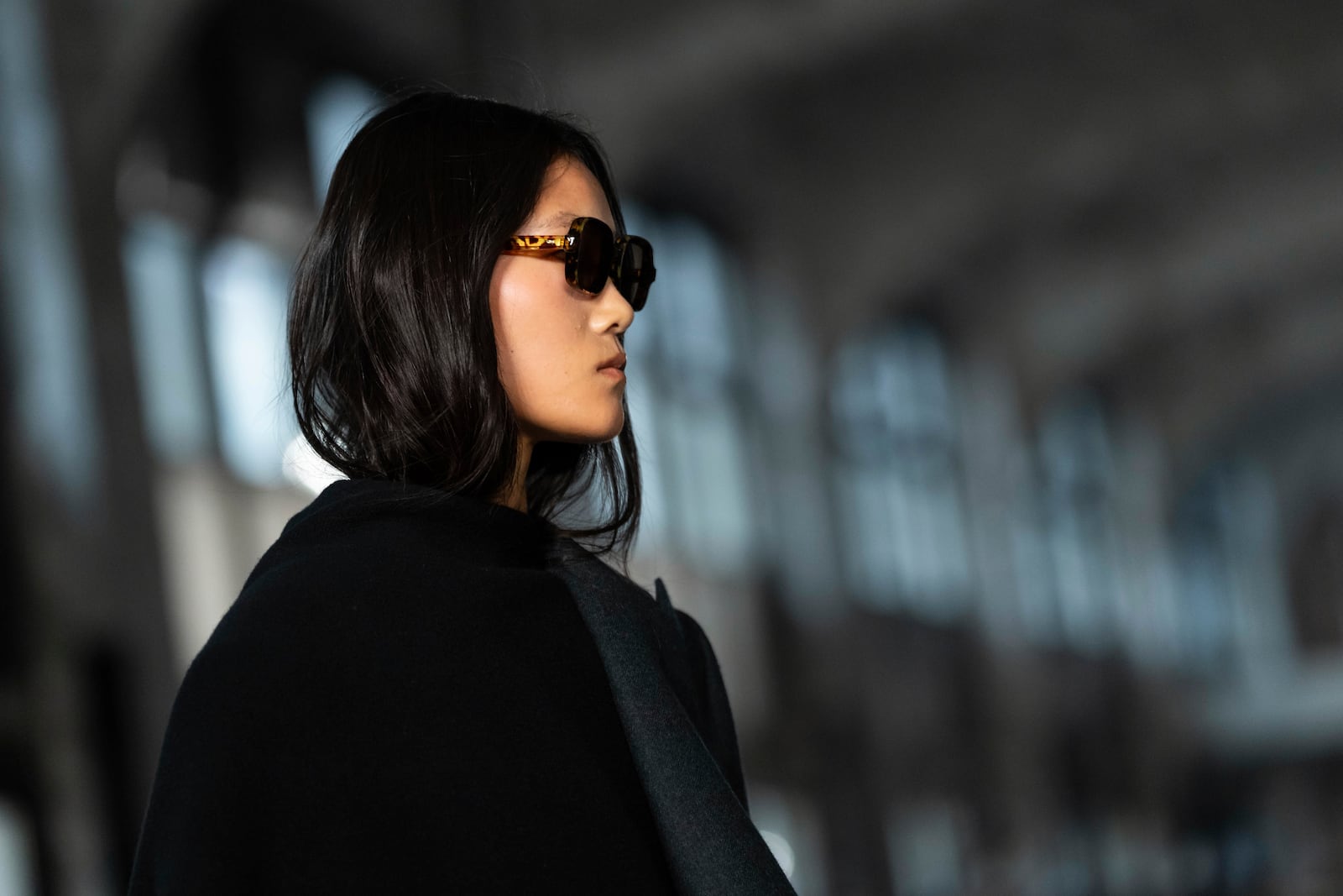 A model wears a creation as part of the Sacai Fall/Winter 2025-2026 Womenswear collection presented in Paris, Monday, March 10, 2025. (Photo by Scott A Garfitt/Invision/AP)