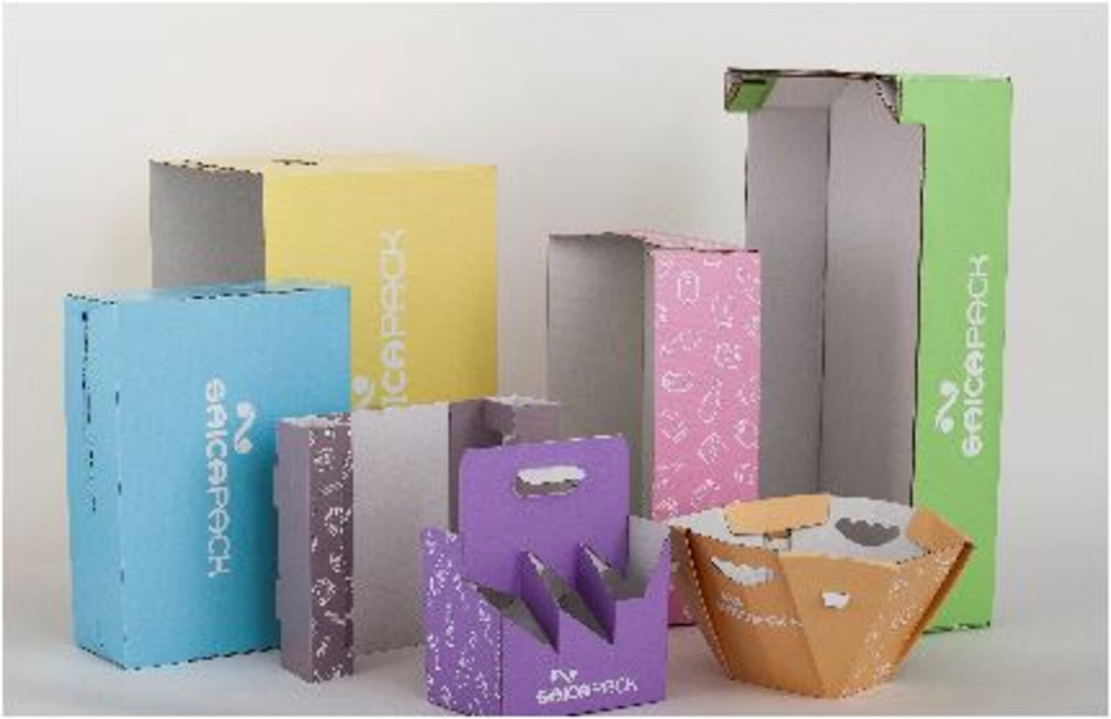 Boxes created by Saica. PROVIDED