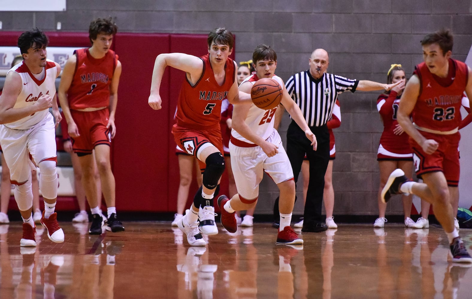 Carlisle vs Madison basketball