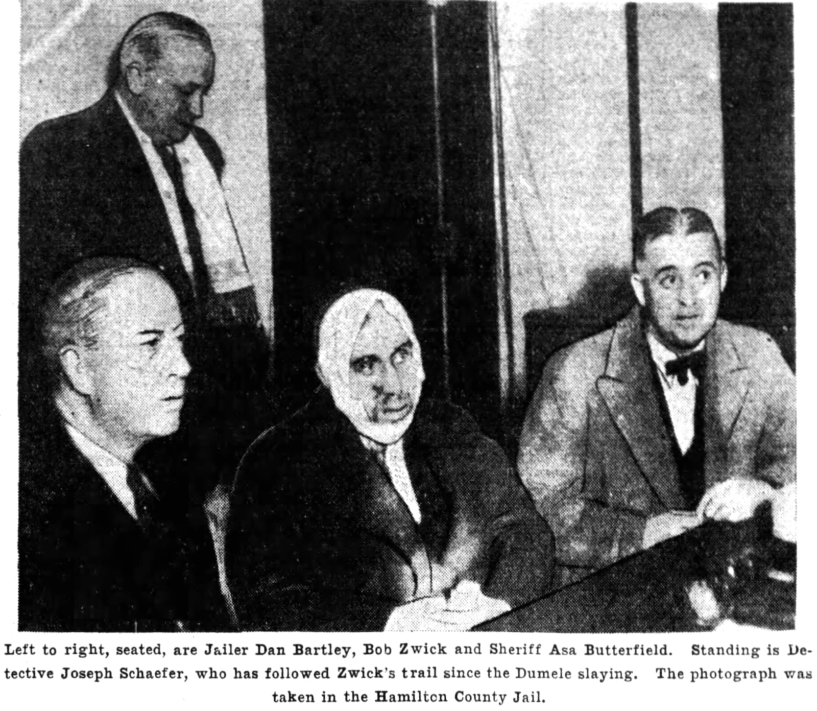 Bob Zwick during his murder trial in 1933. DAYTON DAILY NEWS ARCHIVES