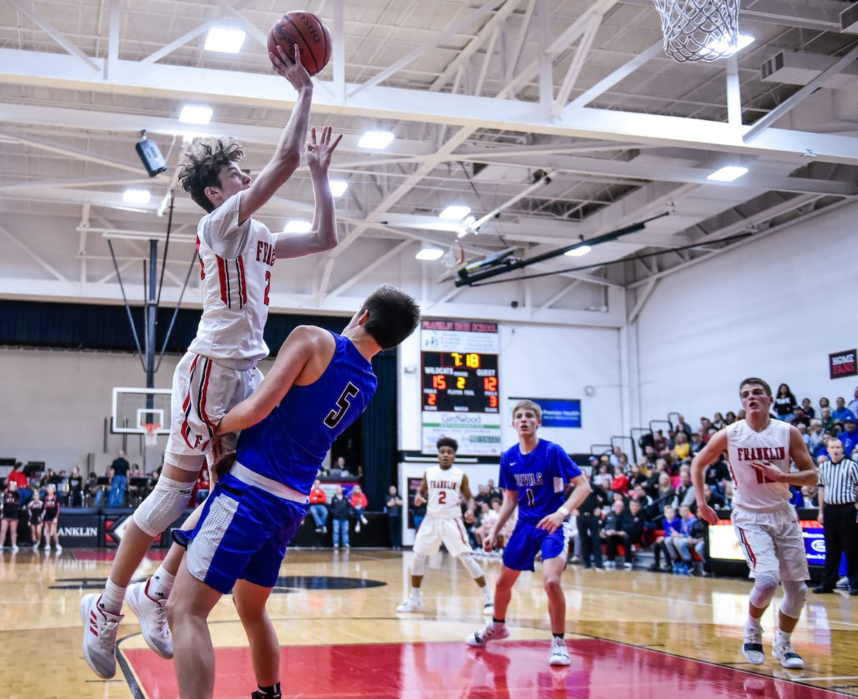 Franklin vs Brookville basketball