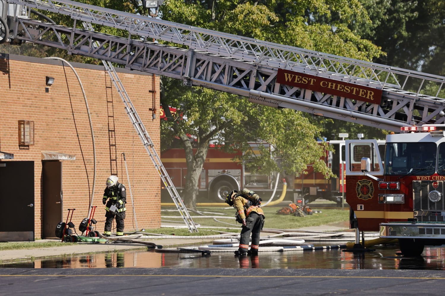 090423 Fire at Hopewell Jr High