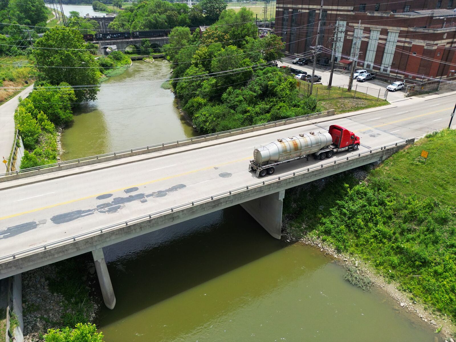 The Ohio Department of Transportation will shut down U.S. 127 for nearly a week at the end of July for a rehabilitation bridge project over a leg of the Great Miami River. Improvement work will still continue after the nearly weeklong closure and is expected to last until the fall. NICK GRAHAM/STAFF