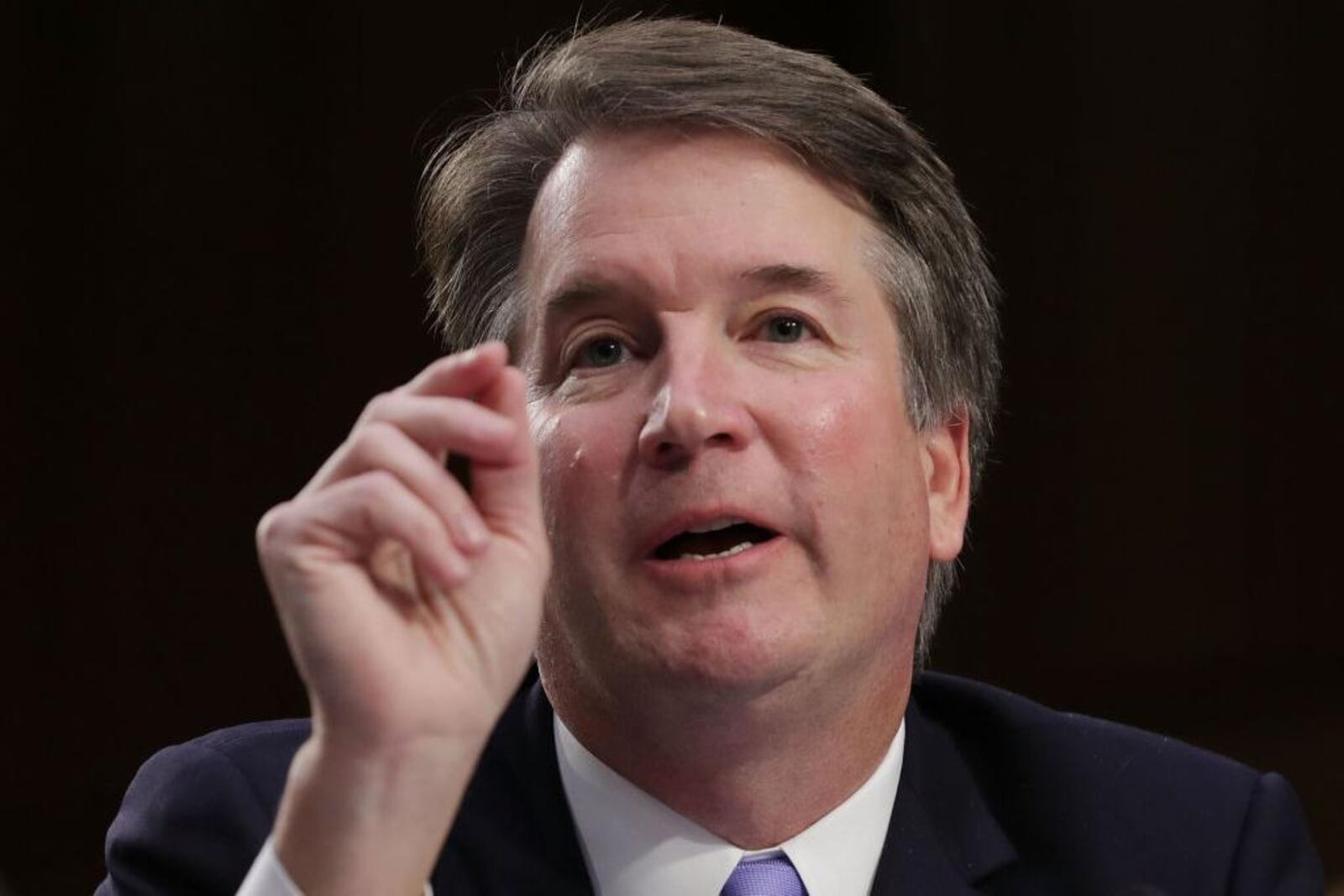 Supreme Court nominee Judge Brett Kavanaugh testifies before the Senate Judiciary Committee on the third day of his Supreme Court confirmation hearing on Capitol Hill September 6, 2018 in Washington, DC.