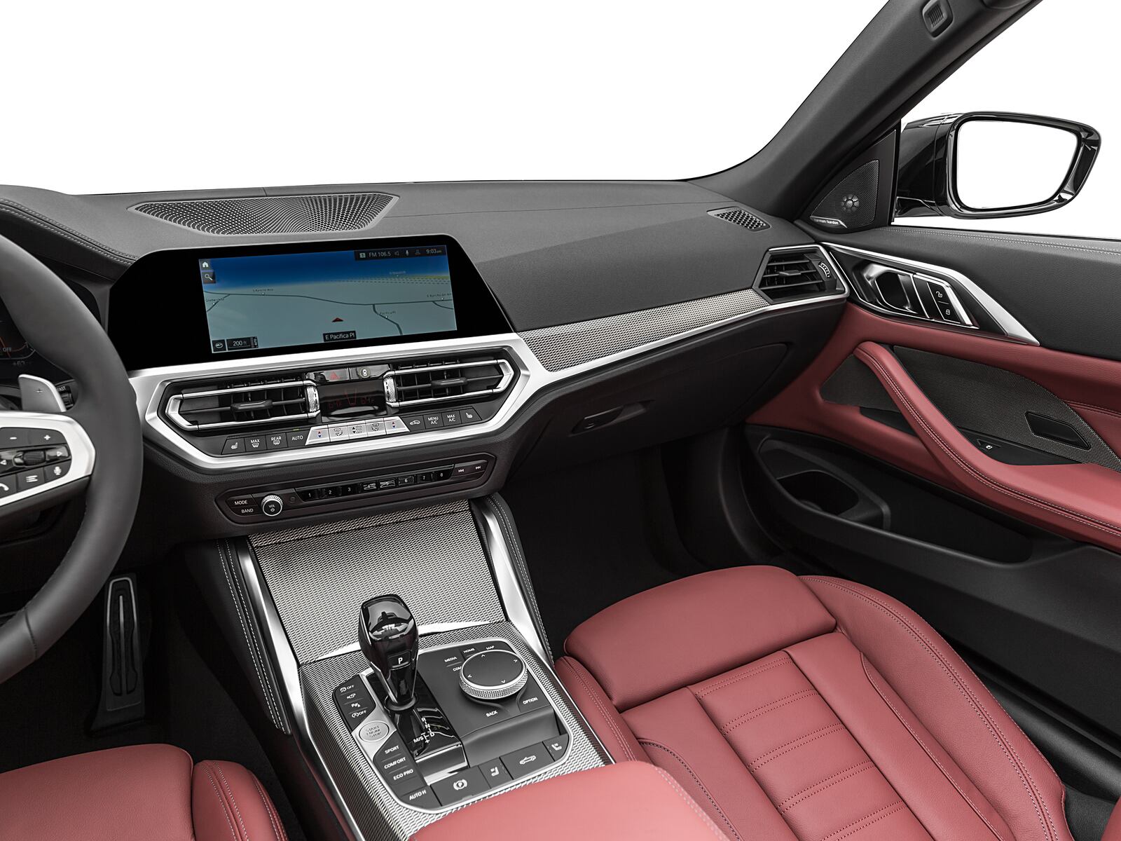 2021 BMW 430i Convertible interior. Metro Creative Services photo.