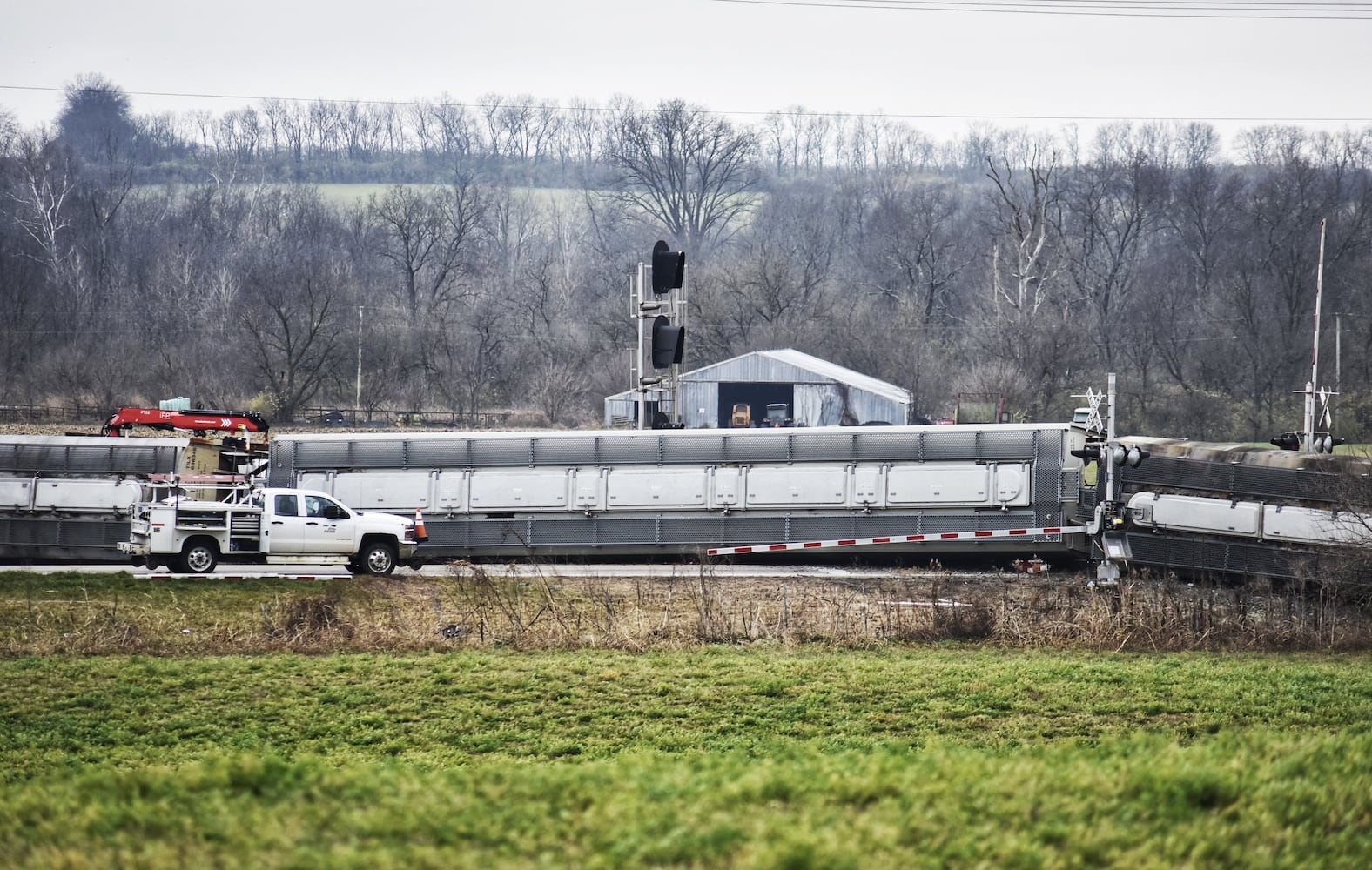 Train derailment in Wayne Twp. Butler County