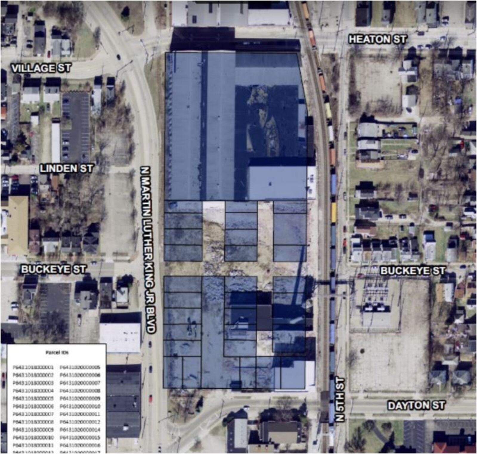 Here's an aerial view of the Beckett Paper property, produced by the city. PROVIDED