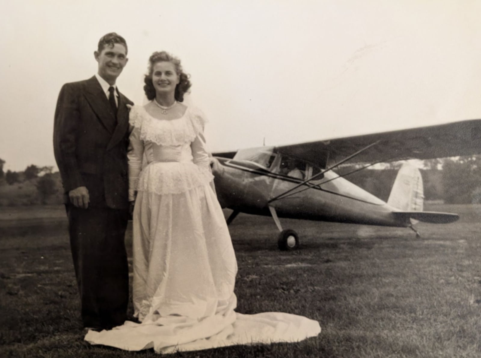 At the airfield, Grace Hogan met, fell in love with and married her flight school instructor Art Hogan, whose family bought the airport in 1932. Grace and Art were married in October of 1947. Grace resided near the airport in a home she and Art built. CONTRIBUTED