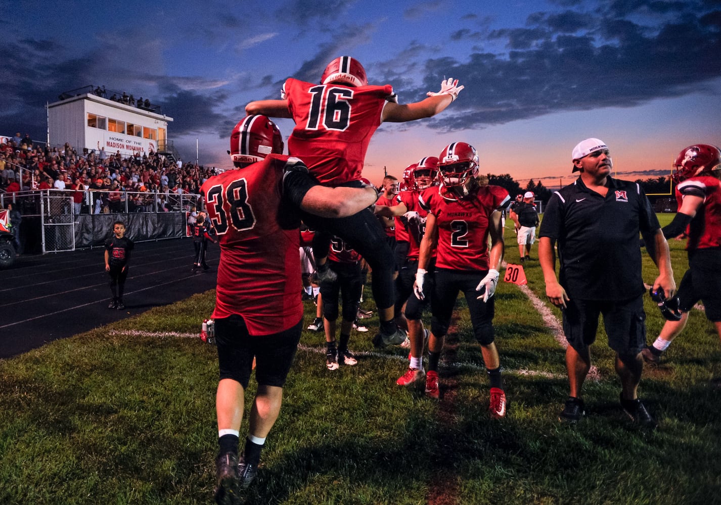 Madison vs Carlisle football