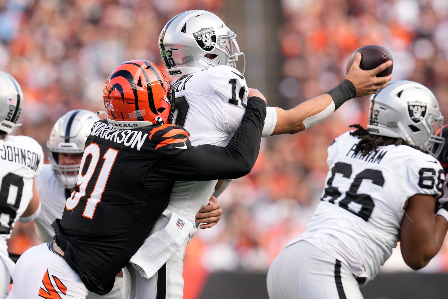 Raiders Bengals Football