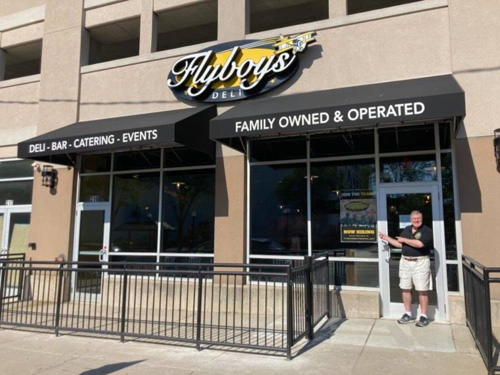 The new, downtown Dayton Flyboy’s Deli restaurant and bar opened June 26.