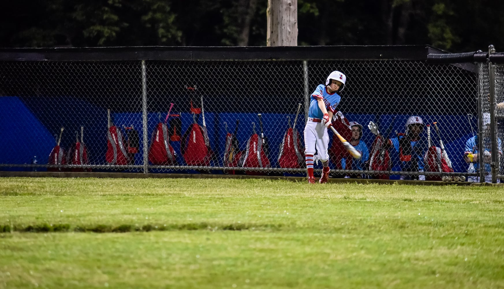 Youth baseball teams get back in action just after midnight