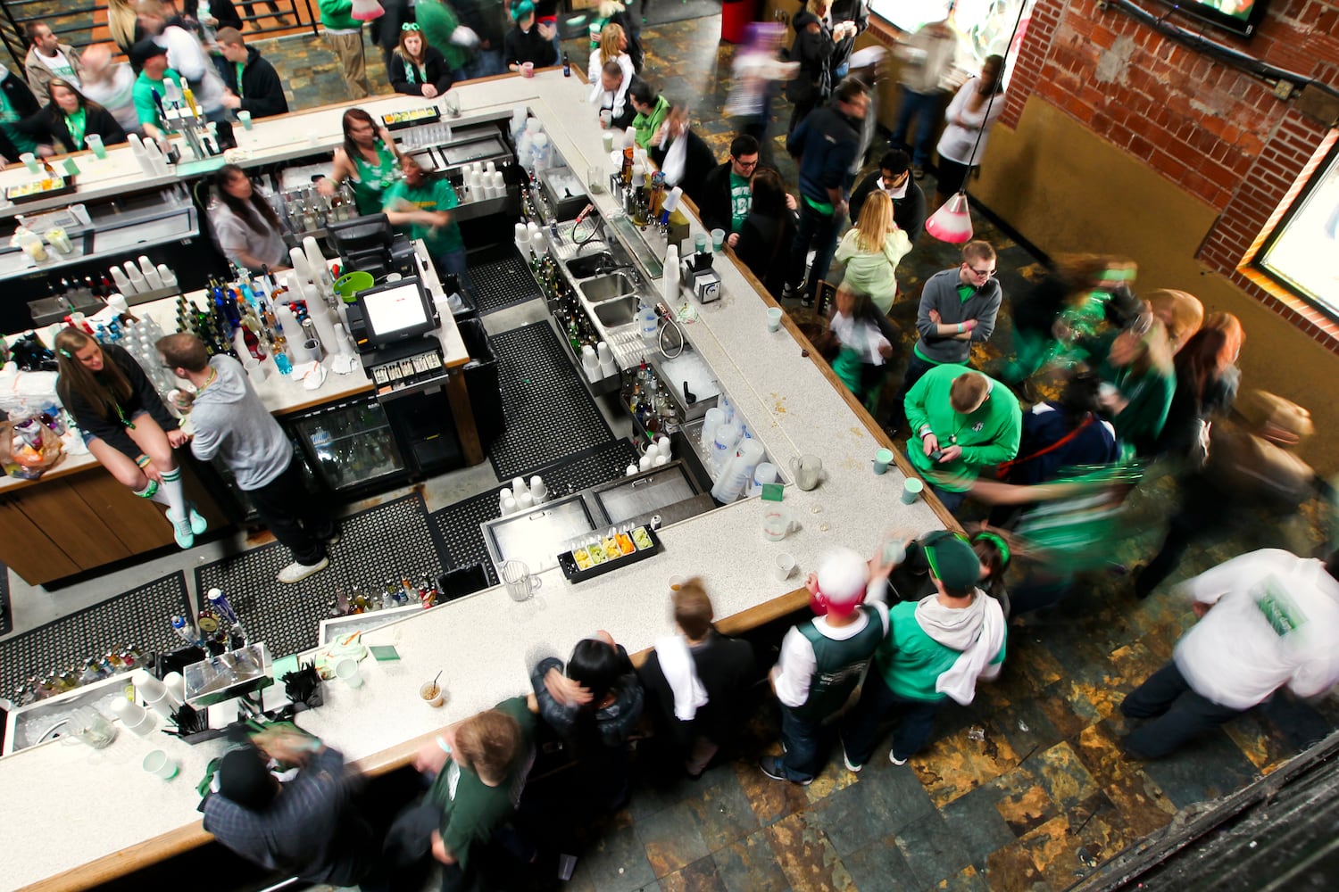 Green Beer Day in Oxford through the years