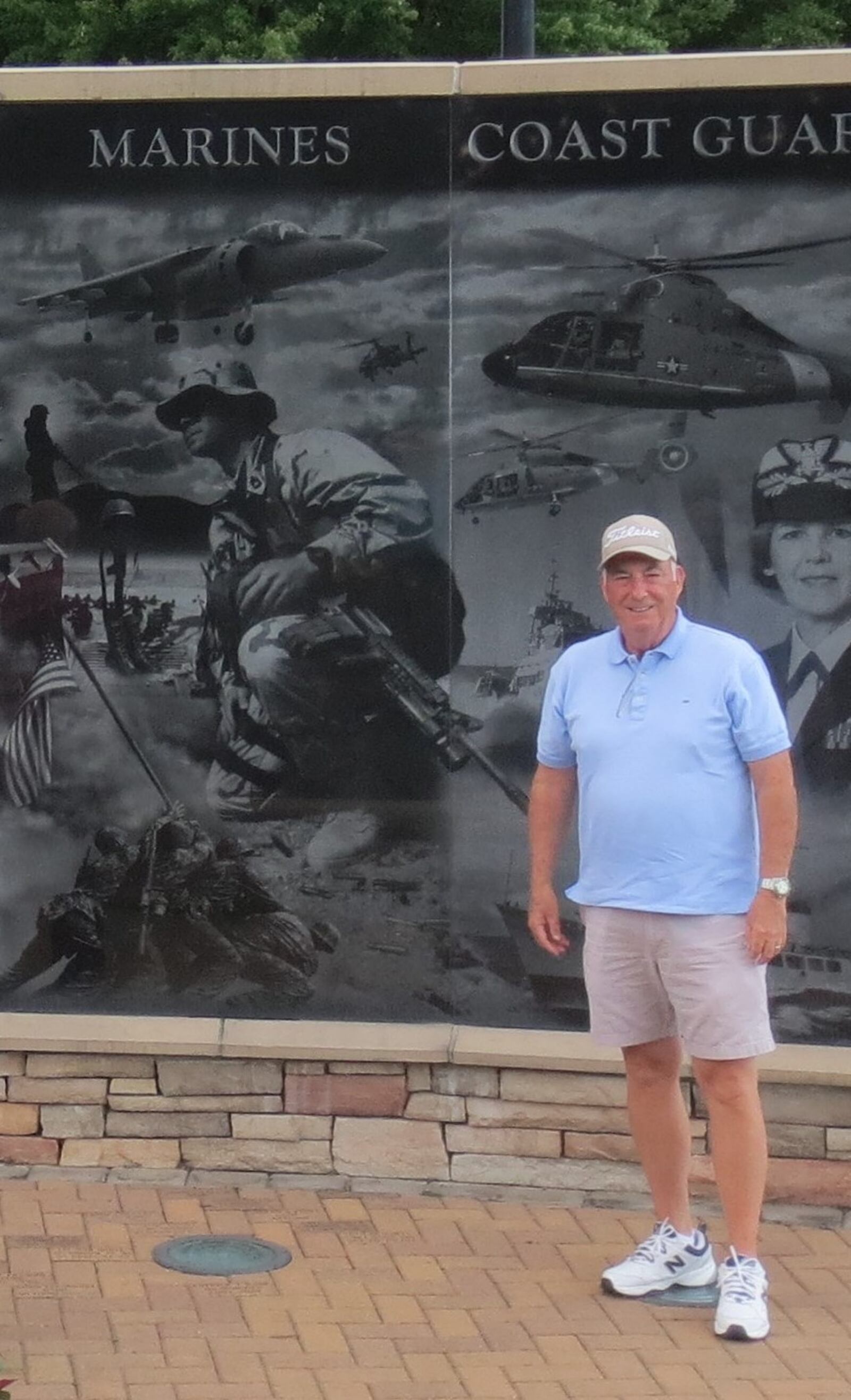 John Carboy Jr., an active member of the Fairfield Township Veterans Memorial committee, often visited other memorials to get ideas, including at Brave Park in Symmes Twp. SUBMITTED PHOTO