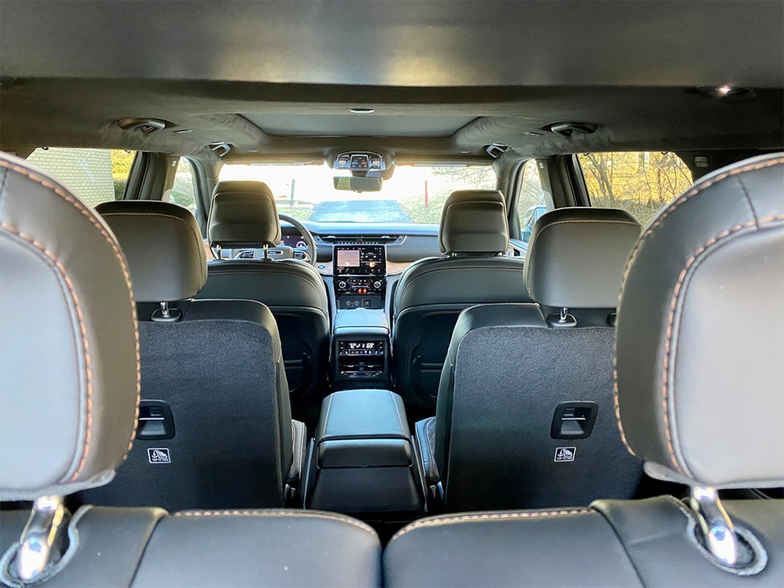 With the Grand Cherokee L, the interior screams luxury with every glance and every feel of the high-end touchpoints.  For 2022, Jeep brings an optional 10.1-inch touchscreen to the passenger side dashboard. Standard is a 10.25-inch digital cluster and an 8.4-inch touchscreen that integrates smoothly with Apple CarPlay and Android Auto. CONTRIBUTED PHOTO/JIMMY DINSMORE