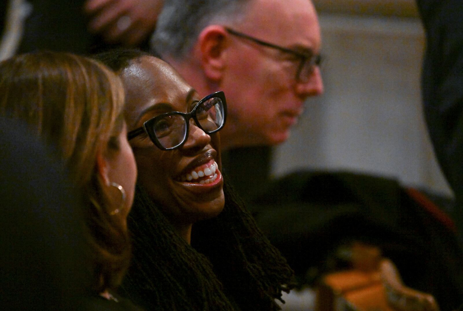 Supreme Court Justice Ketanji Brown Jackson attends the state funeral of former President Jimmy Carter at the National Cathedral, Thursday, Jan. 9, 2025, in Washington. (Ricky Carioti/The Washington Post via AP, Pool)