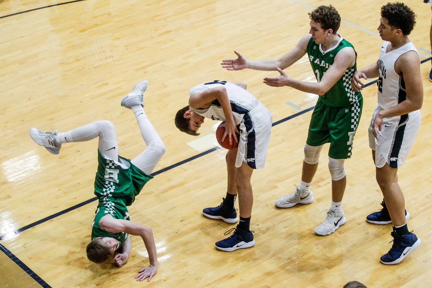 Edgewood vs Badin basketball