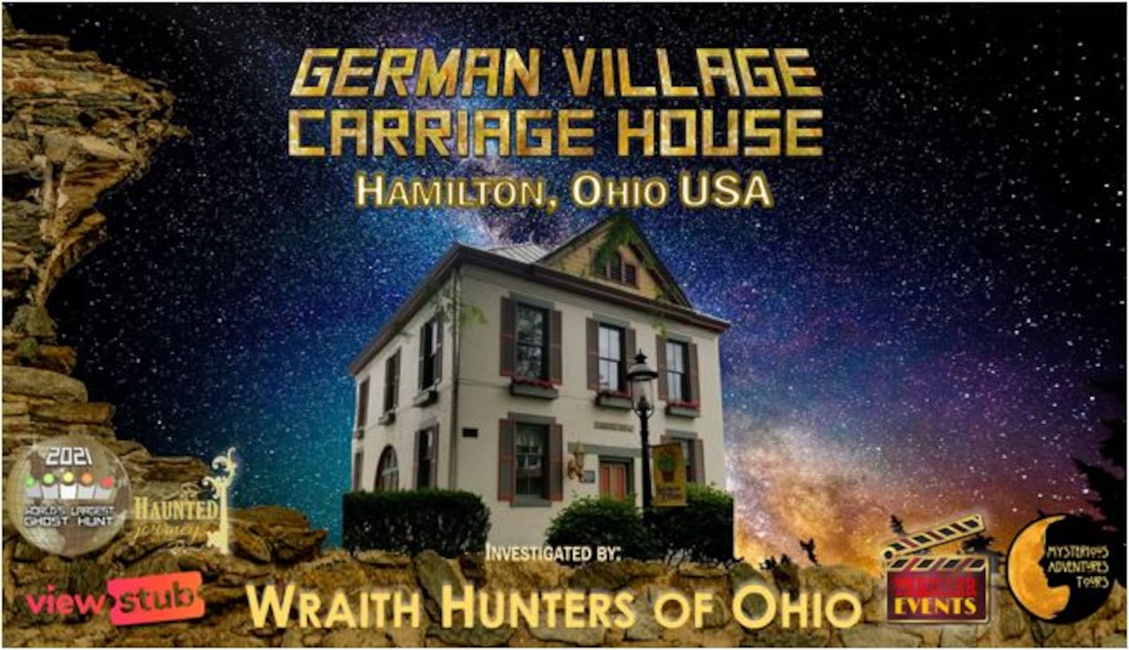 The 2021 World's Largest Ghost Hunt, usually based in Hamilton, will have its command center this year at the Conjuring House in Rhode Island, but there will be several local events, including in Hamilton and Middletown. PROVIDED