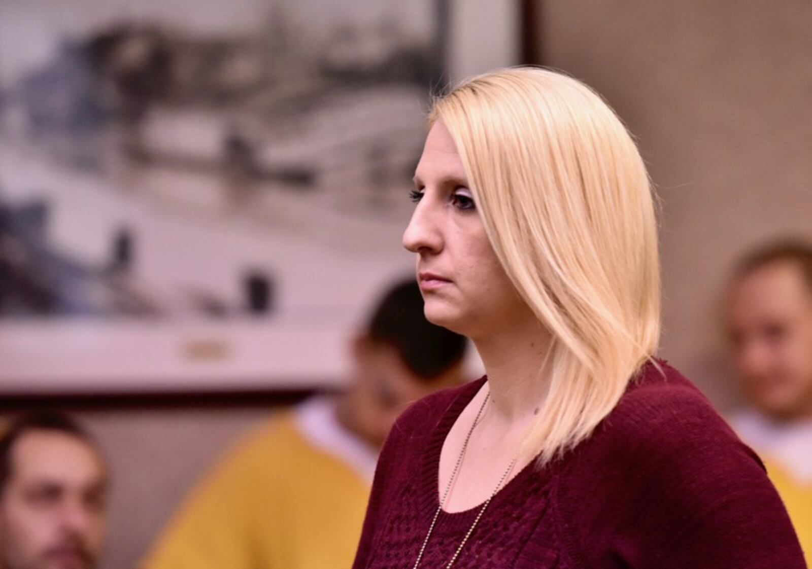 Erica Robinson was sentenced to prison Monday for tampering with evidence when she dumped Leslie Dalton’s body in woods after the woman overdosed in Middletown last summer. 