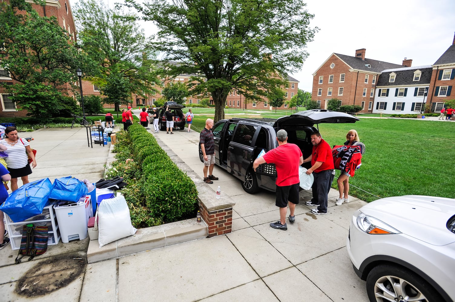 Move-In day at Miami University in Oxford