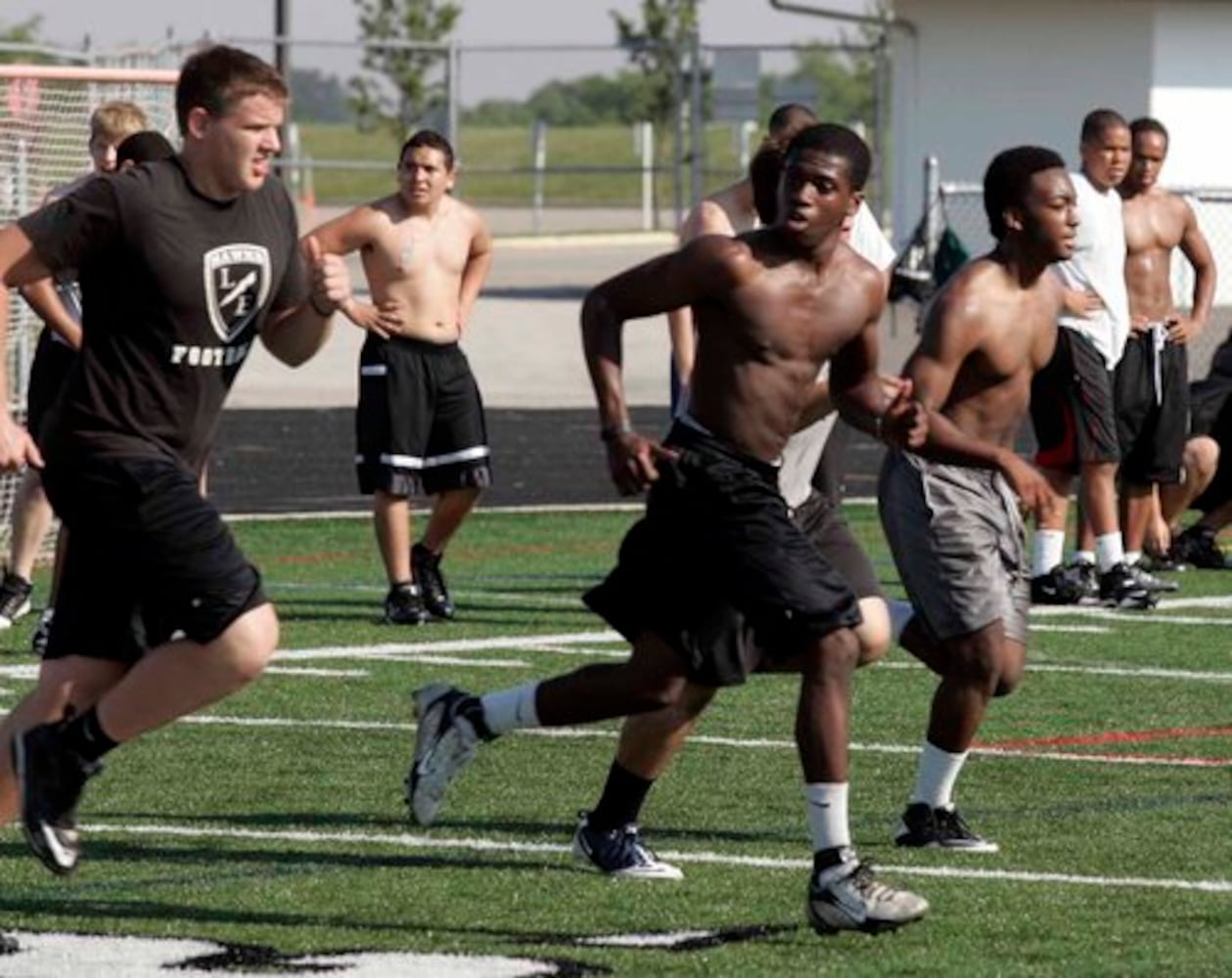 Lakota East holds practice