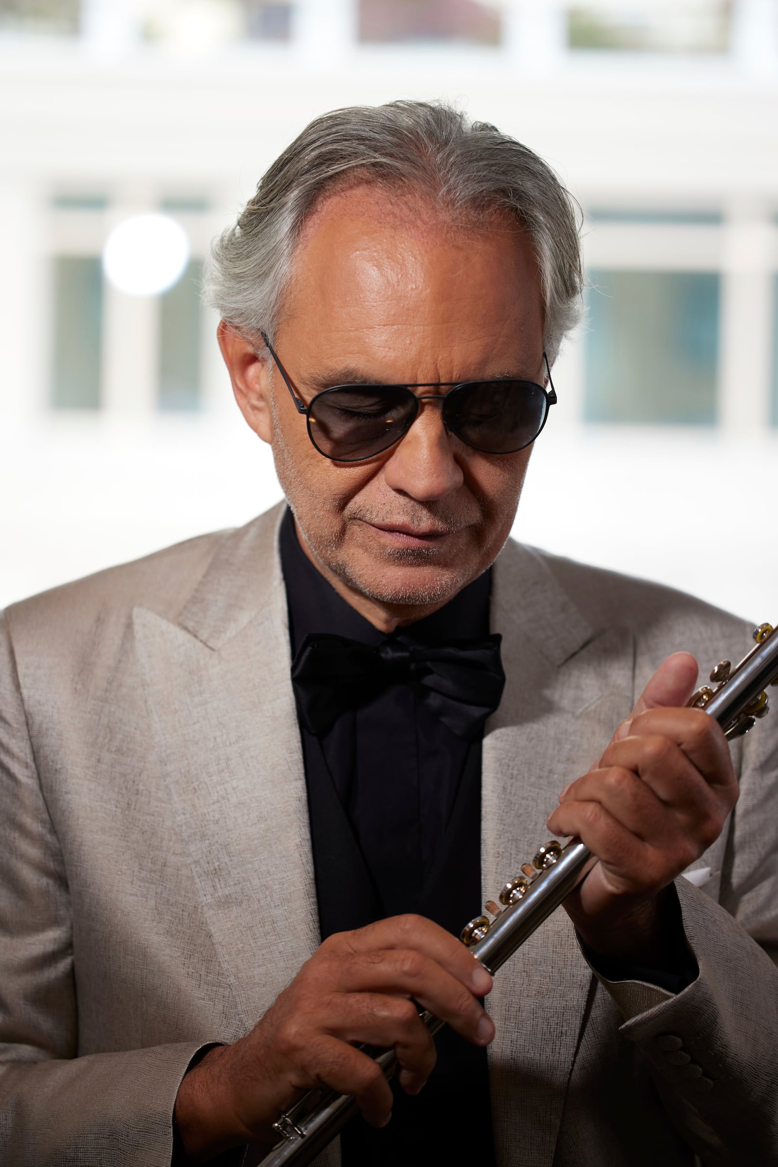 Andrea Bocelli appears during a portrait session on Monday, Oct. 28, 2024, in New York. (Photo by Matt Licari/Invision/AP)