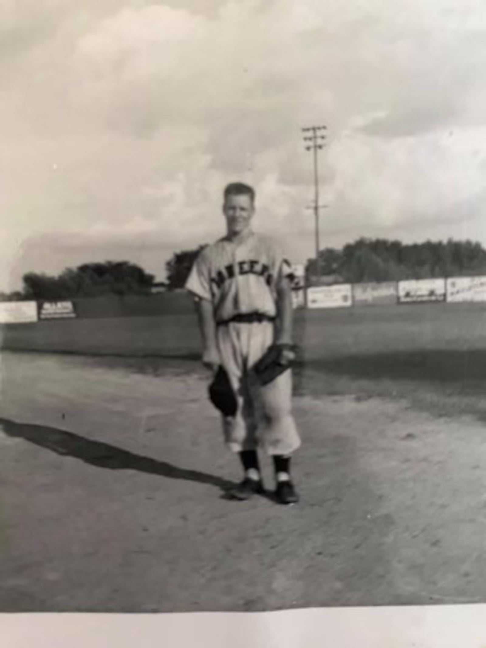 Ray Nichting was a standout minor league baseball player. He lost his right leg below the knee during the Korean War and never played professional baseball again. SUBMITTED PHOTO