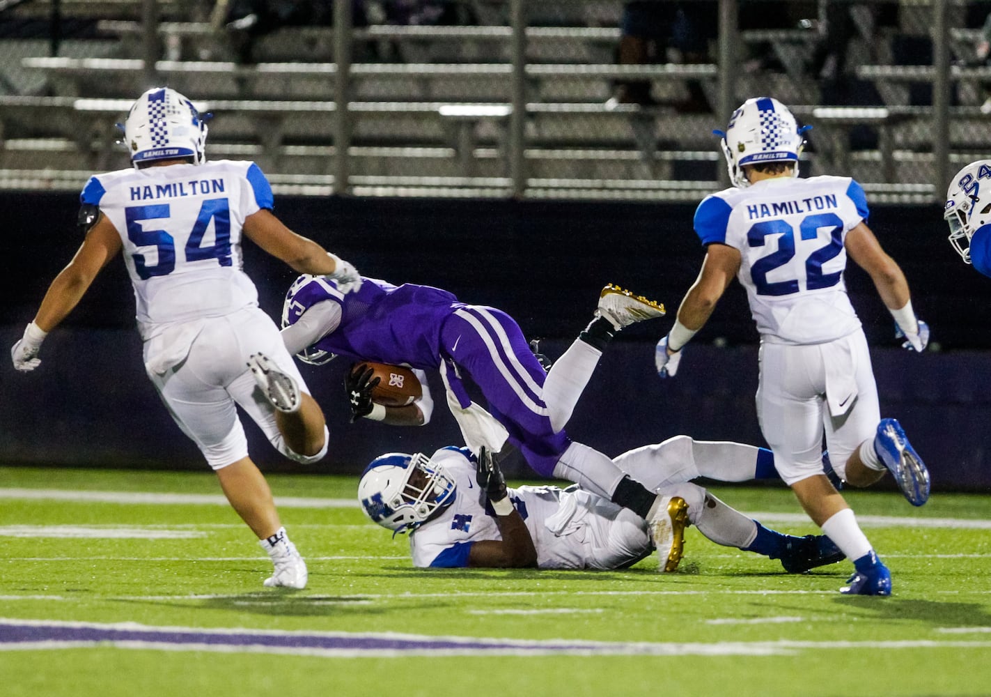 Hamilton Big Blue football beats Middletown Middies Friday, Oct. 19