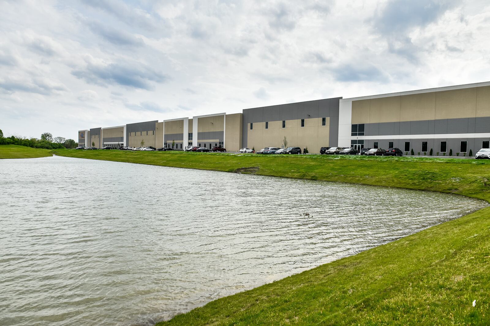 A ribbon cutting was held for West Chester Trade Center at the corner of Ohio 747 and Union Centre Boulevard Wednesday, April 1 in West Chester Township. The first two buildings are up and some tenants are already moved in. Buildings one and two make up a little over 600,000 square feet of space. When completed, the seven building complex will be nearly 2 million square feet. NICK GRAHAM/STAFF